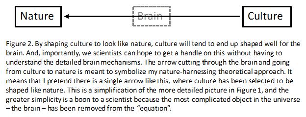 shaping culture to look like nature in cultural selection